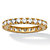 2.40 TCW Round Cubic Zirconia Eternity Band in Solid 10k Gold-11 at PalmBeach Jewelry