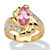 2.05 TCW Marquise-Cut Pink Cubic Zirconia Ring in Gold-Plated-11 at PalmBeach Jewelry