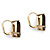 14.50 TCW Emerald-Cut Smoky Quartz Gold-Plated Drop Earrings-12 at PalmBeach Jewelry