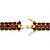 25 TCW Oval-Cut Genuine Garnet Tennis Bracelet in 14k Yellow Gold over Sterling Silver 7 1/4"-12 at PalmBeach Jewelry