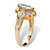 Marquise-Cut Cubic Zirconia Engagement Anniversary Ring 1.03 TCW in Gold-Plated-12 at PalmBeach Jewelry