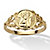 Cherub Guardian Angel Open Scrollwork Ring in Solid 10k Yellow Gold-11 at PalmBeach Jewelry