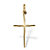 Diamond-Cut 14k Yellow Gold Cross Pendant-11 at PalmBeach Jewelry