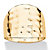 Hammered-Style Cigar Band in 14k Gold over .925 Sterling Silver-11 at PalmBeach Jewelry
