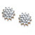3/8 TCW Diamond Cluster Stud Earrings in 10k Yellow Gold-11 at PalmBeach Jewelry