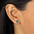 SETA JEWELRY 11.42 TCW Multicolor Cubic Zirconia 5-Pair Multi-Cut Set of Stud Earrings in Yellow Gold Tone-16 at Seta Jewelry