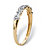 Diamond Accent Multi-Heart Promise Band Ring in Solid 10k Gold-12 at PalmBeach Jewelry