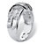 1.54 TCW Princess-Cut Cubic Zirconia Wrap Ring in .925 Sterling Silver-12 at PalmBeach Jewelry