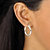 3 Pair Hoop Earrings Set in Sterling Silver (1", 3/4", 1/2")-16 at PalmBeach Jewelry