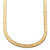 Herringbone Necklace in Sterling Silver with a Golden Finish-11 at PalmBeach Jewelry