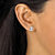 SETA JEWELRY Multi-Cut Cubic Zirconia 7 Pair Stud Earrings Set 8.16 TCW in Platinum over Sterling Silver-17 at Seta Jewelry