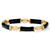 SETA JEWELRY Genuine Onyx Longevity Bracelet in Gold-Plated-11 at Seta Jewelry