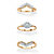 1/5 TCW Round Diamond 3-Piece Bridal Set in Solid 10k Yellow Gold-12 at Direct Charge presents PalmBeach