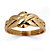 Commitment Symbol Braided Puzzle Ring in Solid 10k Yellow Gold-11 at PalmBeach Jewelry