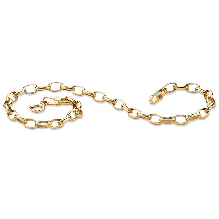 Rolo-Link Bracelet in Solid 10k Gold at PalmBeach Jewelry