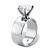 4 TCW Round White Cubic Zirconia .925 Sterling Silver Solitaire Engagement Ring-12 at Direct Charge presents PalmBeach