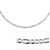 Figaro-Link Chain Necklace in Sterling Silver 20" (3mm)-15 at PalmBeach Jewelry