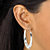 Polished Puffed Hoop Earrings in Sterling Silver (1 7/8")-13 at Direct Charge presents PalmBeach