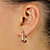 SETA JEWELRY Diamond Accent Diamond Fascination Oval Cut Hoop Earrings in 14k Yellow Gold (1/2")-13 at Seta Jewelry