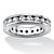 2.10 TCW Round Cubic Zirconia Platinum over Sterling Silver Eternity Ring-11 at PalmBeach Jewelry