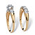 1/4 TCW Round Diamond Two-Piece Bridal Set in 10k Gold-12 at PalmBeach Jewelry