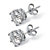 SETA JEWELRY 4 TCW Round Cubic Zirconia Stud Earrings in Platinum over Sterling Silver-12 at Seta Jewelry