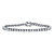 6.90 TCW Round Cubic Zirconia Platinum over Sterling Silver Tennis Bracelet 7 1/2"-11 at PalmBeach Jewelry