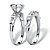 2 Piece 3.60 TCW Round Cubic Zirconia Bridal Ring Set in 10k White Gold-12 at PalmBeach Jewelry