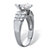 Marquise-Cut Cubic Zirconia Engagement Ring 2.84 TCW Platinum Plated Sterling Silver-12 at PalmBeach Jewelry