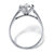 Marquise-Cut Cubic Zirconia Solitaire Wide Band Ring 2.48 TCW in Sterling Silver-12 at PalmBeach Jewelry