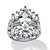 5.98 TCW Marquise-Cut Cubic Zirconia Sterling Silver Bridal Engagement Ring Set-11 at PalmBeach Jewelry