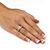 Diamond Accent Interlocking Hearts Promise Ring in Platinum over Sterling Silver-13 at Direct Charge presents PalmBeach