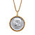 Genuine Half Dollar Year to Remember Pendant Necklace in Gold Tone 24"-15 at PalmBeach Jewelry