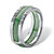 Multicolor Jade Cubic Zirconia Accent Sterling Silver 8-Piece Interchangeable Ring Set-12 at PalmBeach Jewelry