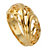 18k Gold over Sterling Silver Swirl Dome Ring-14 at PalmBeach Jewelry