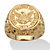 Men's Gold-Plated American Eagle Coin Replica Nugget-Style Ring-11 at PalmBeach Jewelry