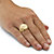 Men's Gold-Plated American Eagle Coin Replica Nugget-Style Ring-14 at PalmBeach Jewelry