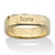 Personalized "Keepsake" Ring in 18k Gold over Sterling Silver Sizes 6-16-11 at PalmBeach Jewelry