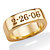 Personalized "Keepsake" Ring in 18k Gold over Sterling Silver Sizes 6-16-15 at PalmBeach Jewelry
