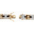 Men's 2.52 TCW Cubic Zirconia and Genuine Onyx Bracelet in Gold-Plated-12 at PalmBeach Jewelry