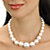 3 Piece Simulated Pearl Set in Silvertone-13 at PalmBeach Jewelry