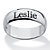 Personalized 5 mm I.D. Ring in Sterling Silver Sizes 6-16-11 at PalmBeach Jewelry