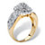 1/4 TCW Round Diamond Marquise-Shaped Cluster Ring in Solid 10k Gold-12 at PalmBeach Jewelry