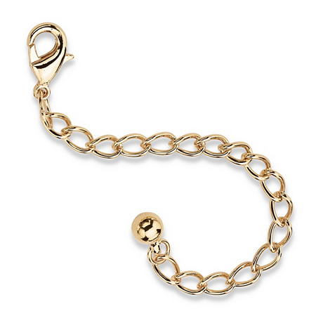 14k Yellow Gold Tone Cable-Chain Extender 3" at Direct Charge presents PalmBeach