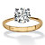 2.50-Carat Round Genuine Topaz 10k Yellow Gold Solitaire Bridal Engagement Ring-11 at Direct Charge presents PalmBeach