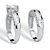2 Piece 3.19 TCW Round Cubic Zirconia Bridal Ring Set in Platinum over Sterling Silver-12 at PalmBeach Jewelry