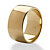 Polished Wedding Band in 14k Gold over .925 Sterling Silver (11.5mm) Sizes 5-16-15 at PalmBeach Jewelry