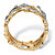 Diamond Accent Butterfly Band in 18k Gold over Sterling Silver-12 at Direct Charge presents PalmBeach