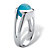 14-Piece Interchangeable Ring Set with Genuine and Simulated Stones in .925 Sterling Silver-12 at PalmBeach Jewelry
