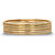 SETA JEWELRY Textured and Polished 5-Piece Bangle Bracelet Set in Goldtone 9"-15 at Seta Jewelry
